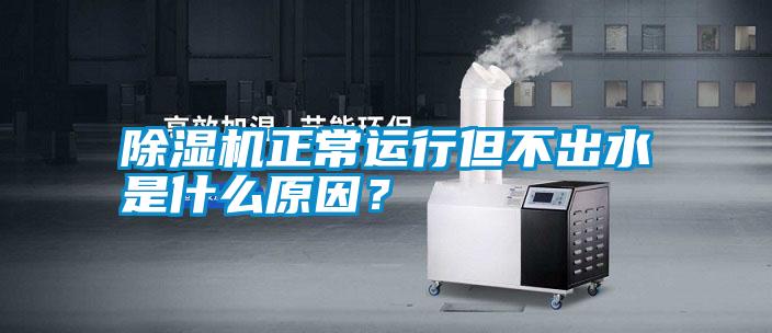 除濕機(jī)正常運(yùn)行但不出水是什么原因？