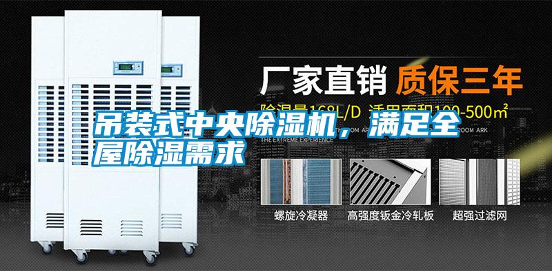 吊裝式中央除濕機(jī)，滿足全屋除濕需求