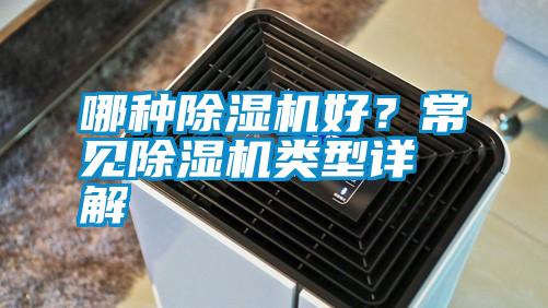 哪種除濕機好?常見除濕機類型詳解