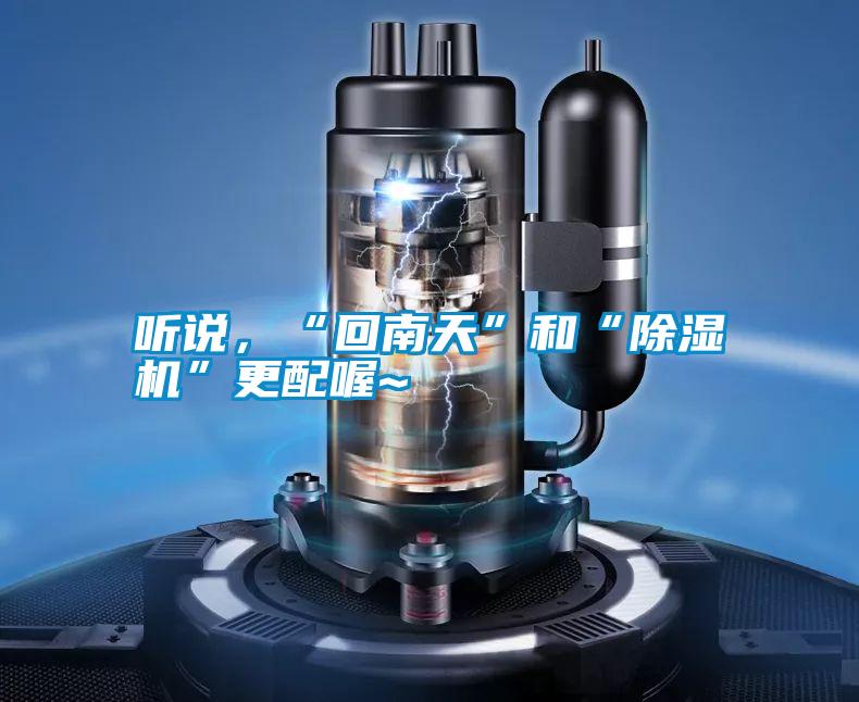 聽說，“回南天”和“除濕機(jī)”更配喔~