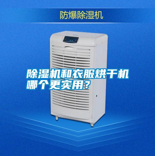 除濕機和衣服烘干機哪個更實用?
