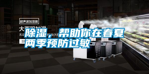 除濕，幫助你在春夏兩季預(yù)防過(guò)敏