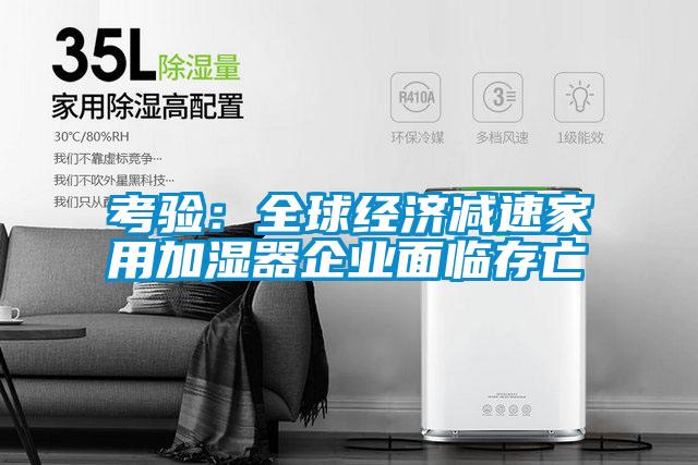 考驗：全球經濟減速家用加濕器企業面臨存亡