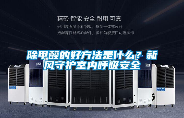 除甲醛的好方法是什么？新風守護室內呼吸安全