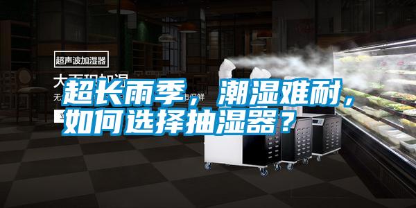 超長(zhǎng)雨季，潮濕難耐，如何選擇抽濕器？