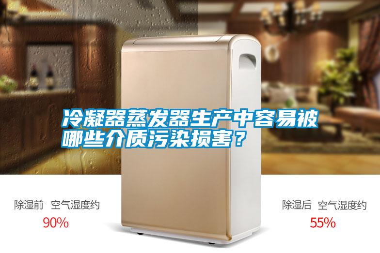 冷凝器蒸發器生產中容易被哪些介質污染損害?