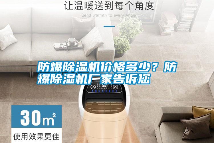 防爆除濕機價格多少？防爆除濕機廠家告訴您