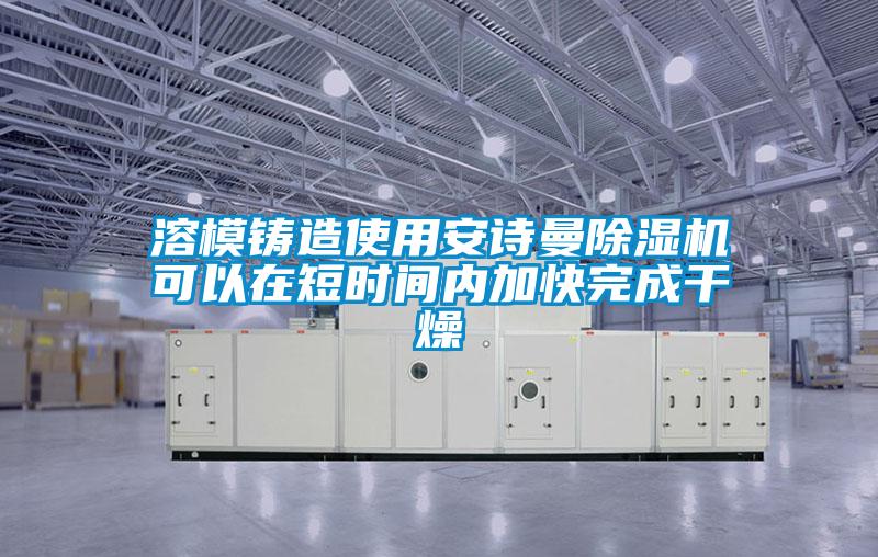 溶模鑄造使用安詩曼除濕機可以在短時間內加快完成干燥