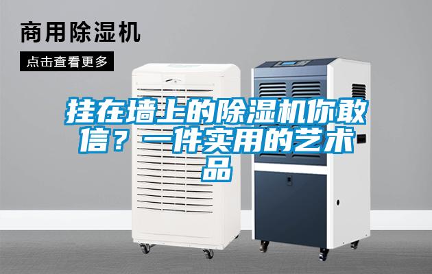 掛在墻上的除濕機你敢信？一件實用的藝術品