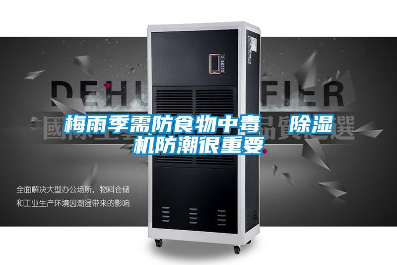 梅雨季需防食物中毒  除濕機防潮很重要