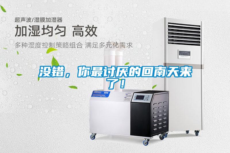 沒錯，你最討厭的回南天來了！