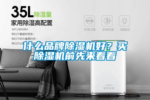 什么品牌除濕機好？買除濕機前先來看看