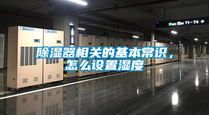 除濕器相關的基本常識，怎么設置濕度