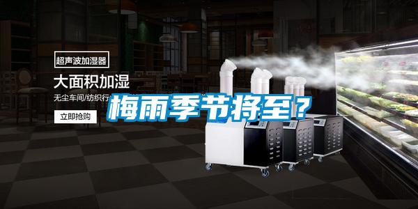 梅雨季節將至？