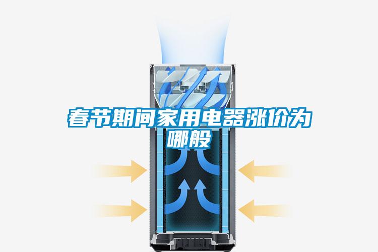 春節期間家用電器漲價為哪般