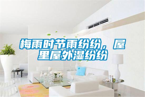 梅雨時節雨紛紛，屋里屋外濕紛紛