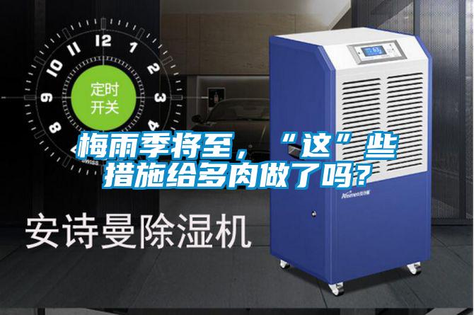 梅雨季將至，“這”些措施給多肉做了嗎？