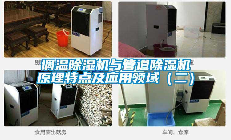 調溫除濕機與管道除濕機原理特點及應用領域（二）
