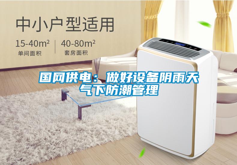 國網供電：做好設備陰雨天氣下防潮管理