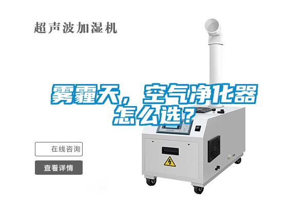 霧霾天，空氣凈化器怎么選？