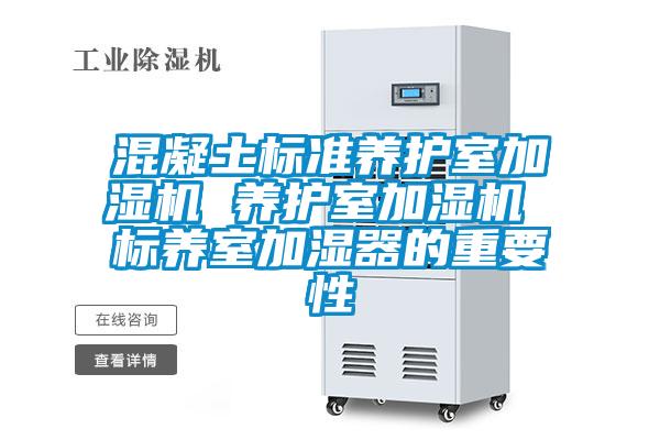 混凝土標準養護室加濕機 養護室加濕機 標養室加濕器的重要性