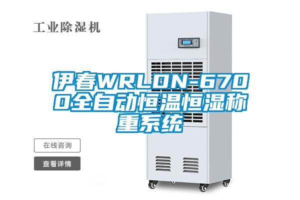 伊春WRLDN-6700全自動恒溫恒濕稱重系統(tǒng)