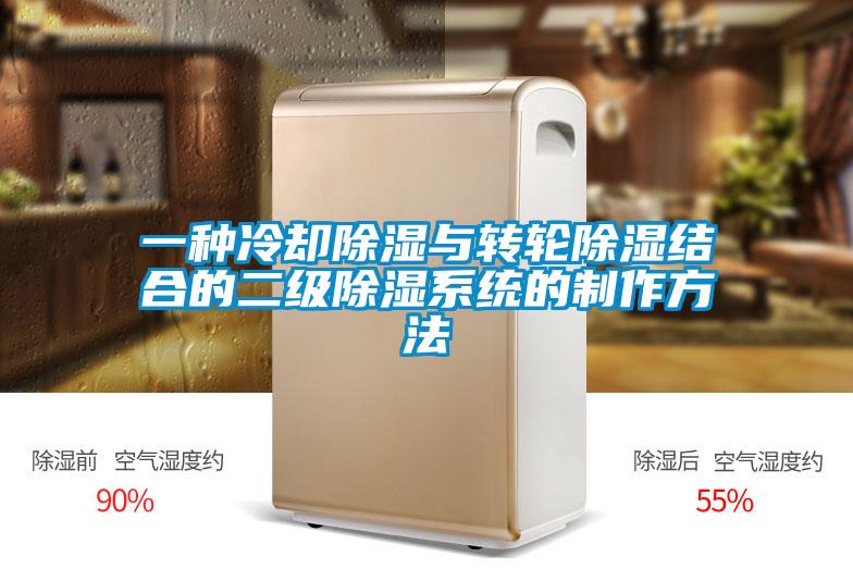 一種冷卻除濕與轉(zhuǎn)輪除濕結(jié)合的二級除濕系統(tǒng)的制作方法