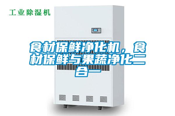 食材保鮮凈化機，食材保鮮與果蔬凈化二合一