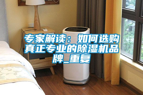 專家解讀：如何選購真正專業的除濕機品牌_重復