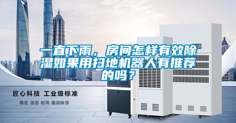 一直下雨,房間怎樣有效除濕如果用掃地機器人有推薦的嗎?