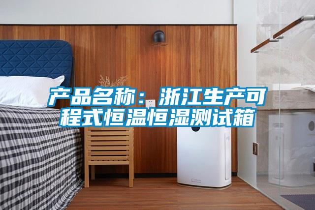 產(chǎn)品名稱：浙江生產(chǎn)可程式恒溫恒濕測試箱