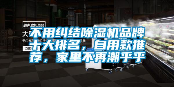 不用糾結除濕機品牌十大排名，自用款推薦，家里不再潮乎乎