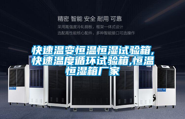 快速溫變恒溫恒濕試驗箱,快速溫度循環試驗箱,恒溫恒濕箱廠家