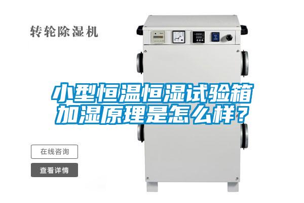 小型恒溫恒濕試驗箱加濕原理是怎么樣？