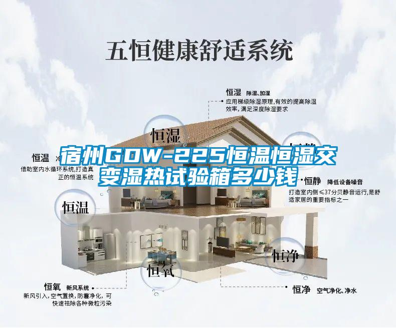 宿州GDW-225恒溫恒濕交變濕熱試驗(yàn)箱多少錢