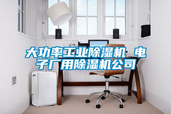 大功率工業(yè)除濕機 電子廠用除濕機公司