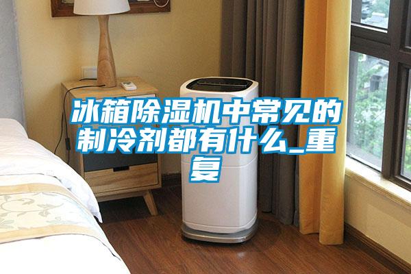 冰箱除濕機中常見的制冷劑都有什么_重復