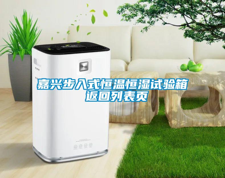 嘉興步入式恒溫恒濕試驗箱 返回列表頁