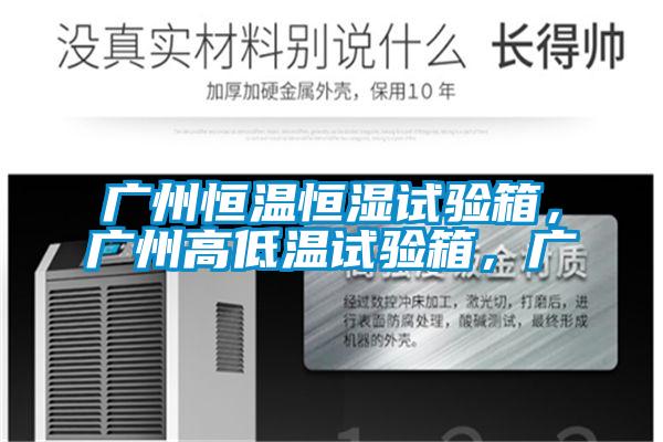 廣州恒溫恒濕試驗箱，廣州高低溫試驗箱，廣