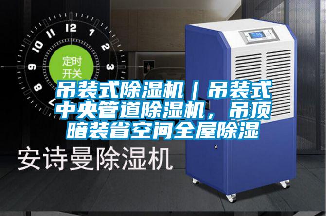 吊裝式除濕機｜吊裝式中央管道除濕機，吊頂暗裝省空間全屋除濕