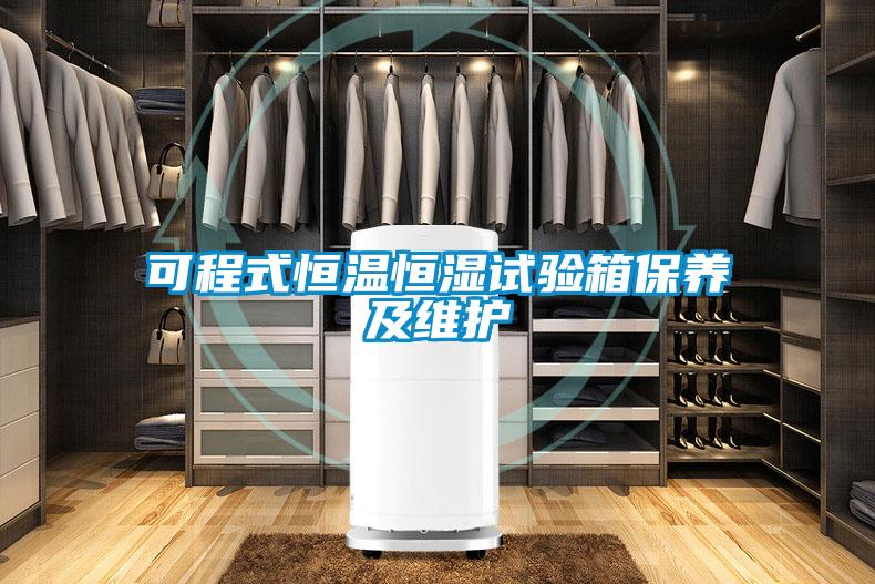可程式恒溫恒濕試驗箱保養(yǎng)及維護