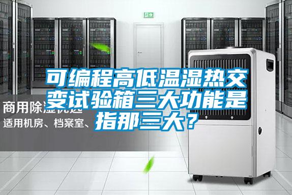 可編程高低溫濕熱交變?cè)囼?yàn)箱三大功能是指那三大?