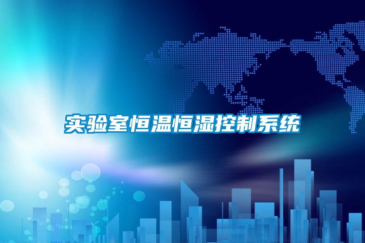 實驗室恒溫恒濕控制系統(tǒng)