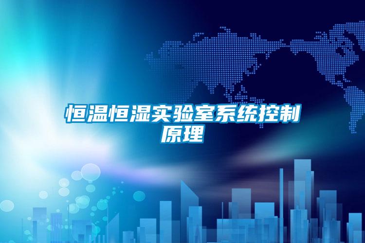 恒溫恒濕實驗室系統控制原理
