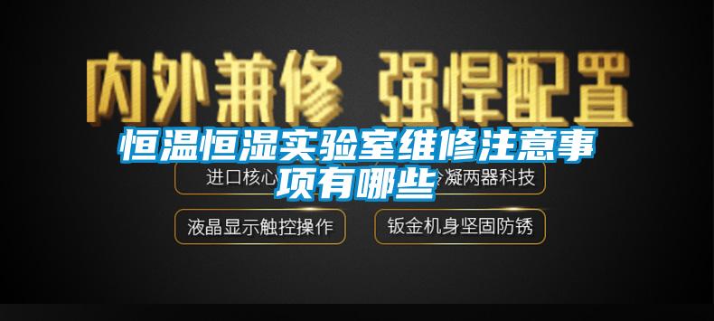 恒溫恒濕實驗室維修注意事項有哪些
