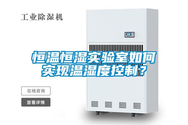 恒溫恒濕實驗室如何實現溫濕度控制？