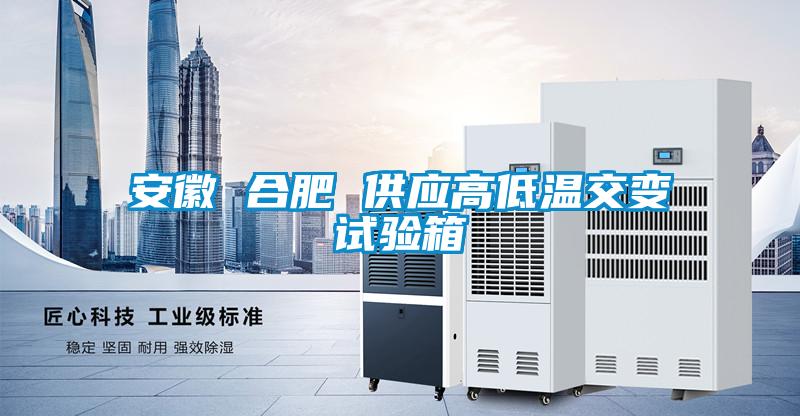 安徽 合肥 供應高低溫交變試驗箱